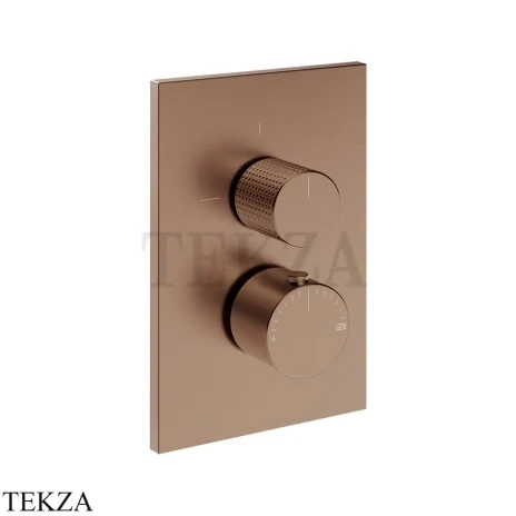 Gessi Habito CESELLO Смеситель для душа 2 потока, внешняя часть 70431-708, Copper Brushed PVD