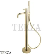 FIMA Carlo Frattini Spillo UP Смеситель для ванны напольный, с гарнитуром F3034/6NHL, Champagne