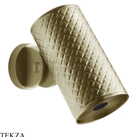 Gessi 316 SPOTWATER INTRECCIO Душевая головка настенного крепления, распыление 57215-727, Brushed Brass PVD