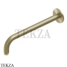 QuadroDesign Кронштейн настенный для душа 30 см, BD001_300 OC, Light Gold