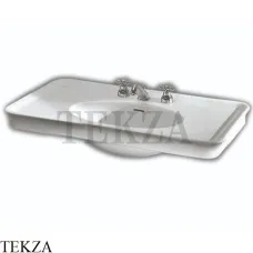 Hatria DOLCEVITA Раковина подвесная 100х55, с переливом Y0F001, белый глянец