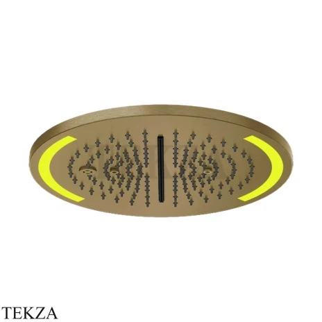 Gessi COLOUR Накладная душевая панель 350, 4 функции 57878-791, Deep Bronze Br. PVD