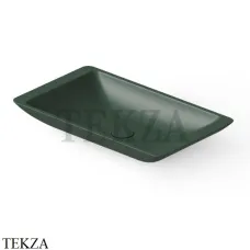 Dea Design Washbasins Раковина настольная 60х35 Solid Surface DD9002 600 11, Dark Green №11