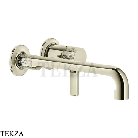 Gessi INCISO Смеситель для раковины с длинным изливом, внешняя часть 58089-720, Nickel PVD