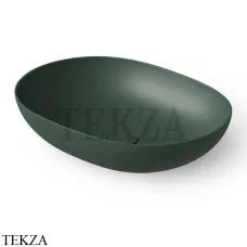 Dea Design Washbasins Раковина настольная 52х38 Solid Surface DD9105 520 11, Dark Green №11