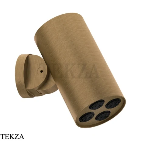 Gessi SPOTWATER Душевая головка настенного крепления, многоструйная 57261-713, Antique Brass