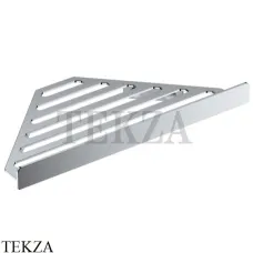Hansgrohe AddStoris Полка-решетка угловая в душевую зону 41741000, хром глянец