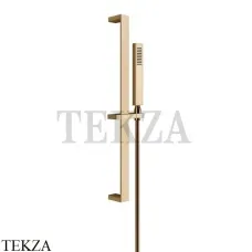 Gessi Rettangolo shower Штанга в комплекте с душевой лейкой, 1 режим 20145-735, Warm Bronze PVD