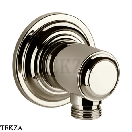 Gessi VENTI20 Вывод воды для душевого шланга 65169-720, Nickel PVD