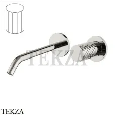 FIMA Carlo Frattini Spillo TECH V Смеситель для раковины, внешняя часть F3051TWLX8VSN, Brushed nickel