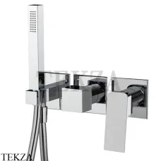 FIMA Carlo Frattini FIT Смеситель для душа 2 потока, с гарнитуром, F3399WX8CR хром глянец