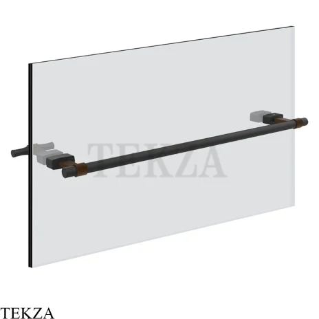 Gessi Jacqueline Полотенцедержатель для крепления на стекло, 45 см 77513-299, черный матовый