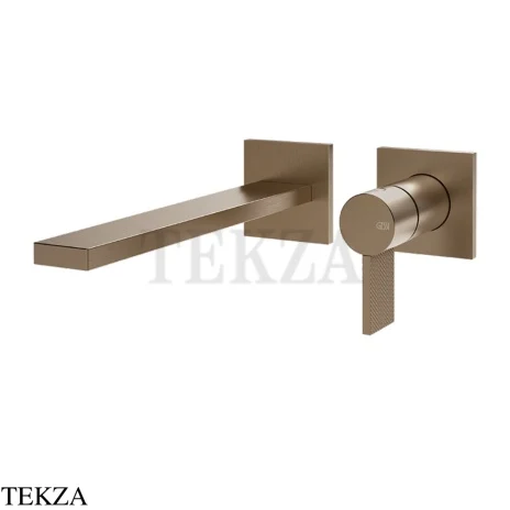 Gessi Inverso Diamantato Смеситель для раковины, внешняя часть 73688-761, Coffee Bronze Brushed PVD