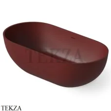 Dea Design Shadow Ванна отдельностоящая овальная 155x77 Solid Surface DD8619 1550 17, Red Wine №17