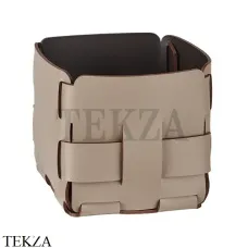 ADJ Bottega Корзина-ёмкость для мелочей 12x12 см 1013.04/06, капучино/шоколад