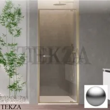 Duka natura 4000 Дверь в нишу распашная 70, перекладина, крепеж справа, AR-DTNR700SILA10, серебро матовое