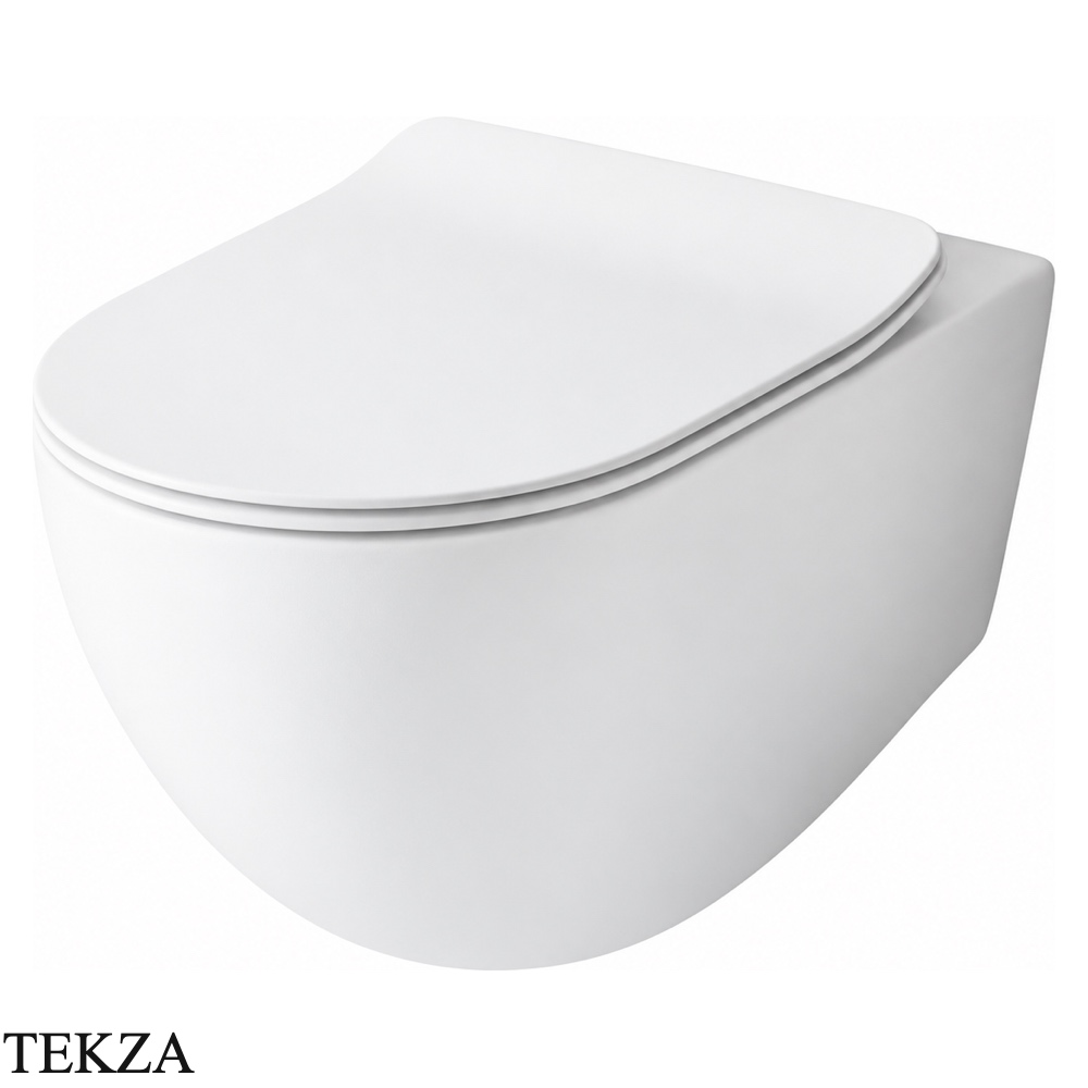 ArtCeram File 2.0 унитаз подвесной чаша без ободка The.Rimless FLV004 05 30, белый матовый