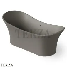 Dea Design Elegant Ванна отдельностоящая овальная 175x75 Solid Surface DD8614 1750 3, Grey №3