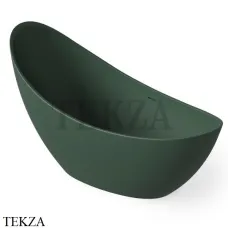 Dea Design Elegant Ванна отдельностоящая овальная 186x78 Solid Surface DD8621 1860 11, Dark Green №11