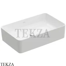 Villeroy & Boch COLLARO Раковина накладная прямоугольная, без перелива 4A205601, белый глянец