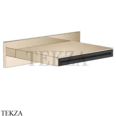 Dornbracht WATER SHEET Каскадный излив настенный монтаж 13415979-47, Champagne (22kt Gold)