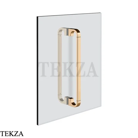 Gessi Perle Полотенцедержатель для крепления на стекло, 20 см 74630-735, бронза глянец