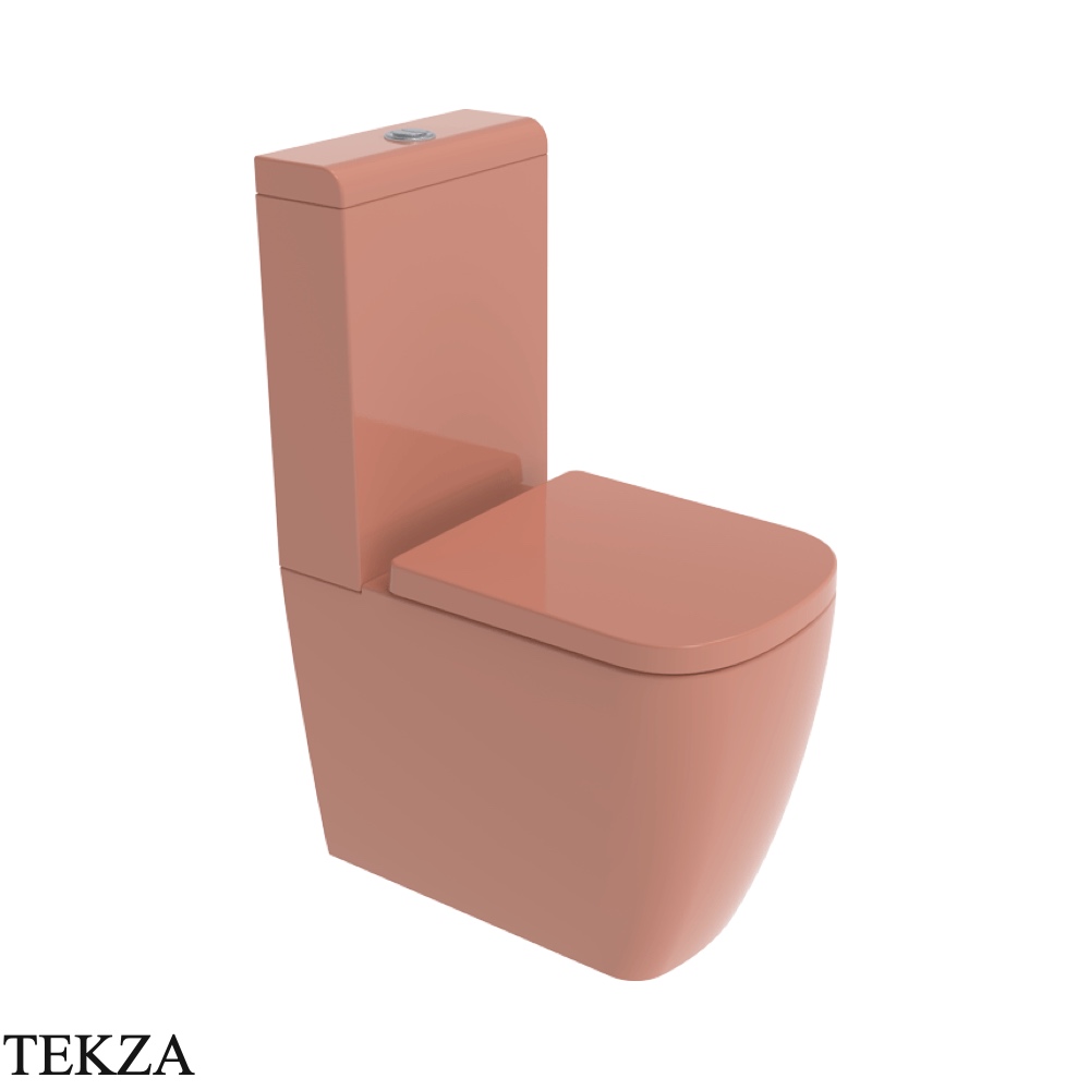 Flaminia Play бачок керамический для унитаза-моноблока 36,5×12,5×47 см, терракотовый Terracotta глянец