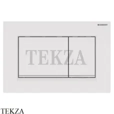 Geberit Sigma30 Клавиша смыва пластик 115.883.11.1, белый глянец/ белый матовый
