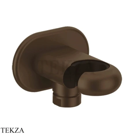 Gessi Goccia Держатель для душевой лейки с выводом 33761-845, Dark Bronze