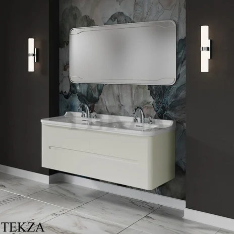 Kerasan Waldorf Комплект подвесной/напольной мебели 150см, с 4 ящиками, 925430, белый матовый ваниль