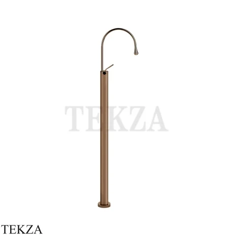 Gessi Goccia Смеситель для раковины напольный, внешняя часть 33626-030, Copper PVD