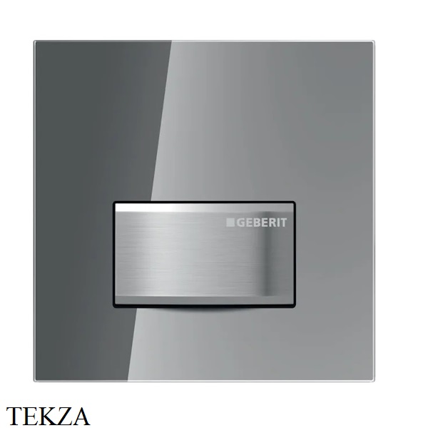 Geberit Sigma50 Клавиша смыва для писсуара, стекло 116.016.SD.5, цвет дымчатый