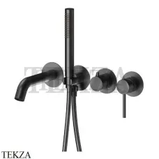 Newform XT Смеситель для ванны с гарнитуром, внешняя часть 4262E.59.064, PVD Br. Gun Metal