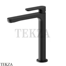 Newform Linfa II Смеситель для раковины высокий, без гарнитуры 69414.01.093, черный матовый