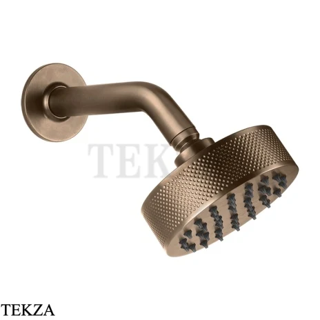 Gessi INCISO SHOWER Верхняя душевая лейка с кронштейном 58189-761, Coffee Bronze Br. PVD
