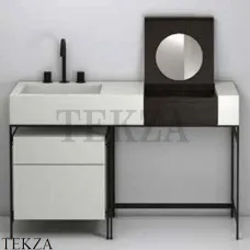 CIELO NARCISO Консоль с керамической раковиной Make up с тумбой