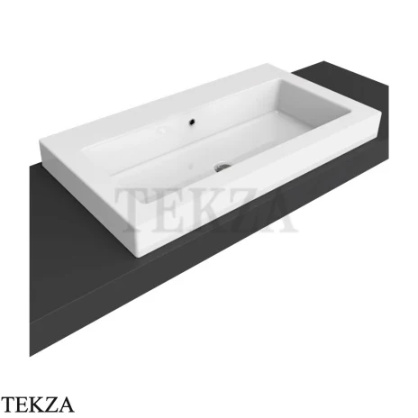 Flaminia Acquagrande 100 Раковина встраиваемая сверху 101×55×21 см, белый 5051/INC глянец