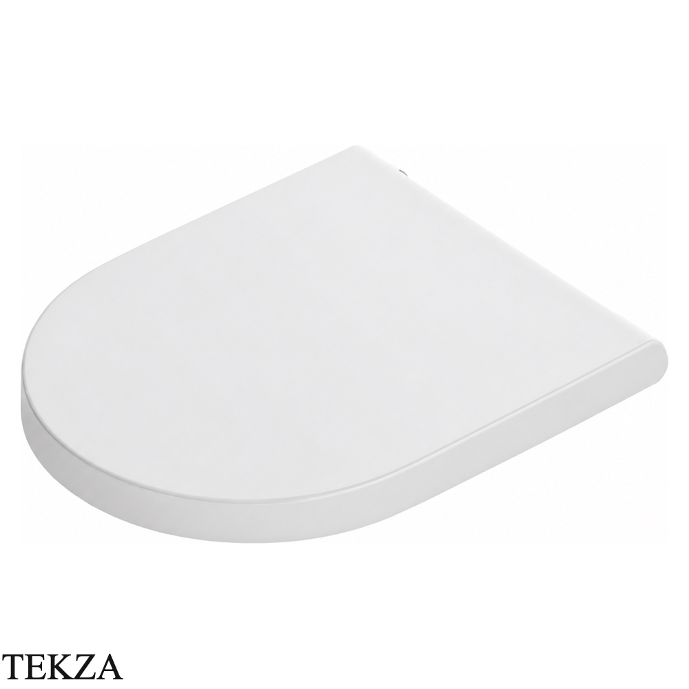 ArtCeram Solida сиденье с крышкой Flat avvolgente с микролифтом FLA018 05, белый матовый