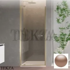 Duka natura 4000 Дверь в нишу распашная 100 крепеж слева, A-DTNL1000COPA10, copper pearl