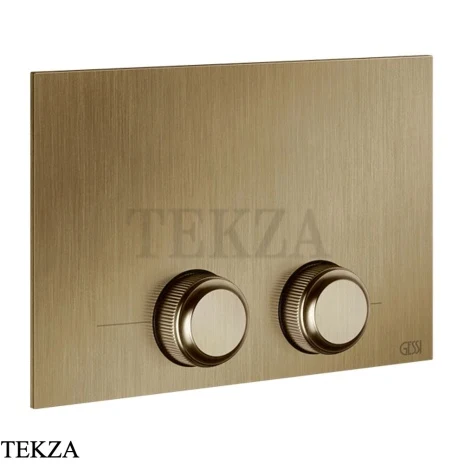Gessi VENTI20 Клавиша смыва для инсталляции Tece 54657-791, Deep Bronze Br. PVD