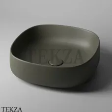 Sitega OSNO 420 Раковина накладная скругленная, с донным клапаном OSNO 420 - Moor