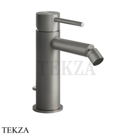 Gessi 316 FLESSA Смеситель для биде, с донным клапаном 54007-239, Steel Brushed
