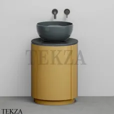 CIELO Arcadia Tiberino Тумба TIMOPC с раковиной Fumo, слив в стену, Anemone