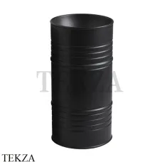 Kerasan Artwork Раковина свободностоящая BARREL, слив в стену, сифон, 474331 черный матовый