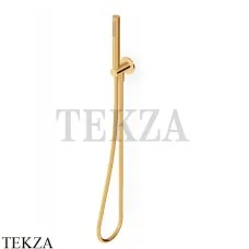 Zucchetti Душевой гарнитур, стержневая лейка, вывод Z93930.C40, gold глянец