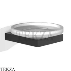 Decor Walther CONTRACT WSS Мыльница настенная, стекло матовое 0651760, черный матовый