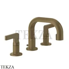 Gessi INCISO Смеситель для раковины, с донным клапаном 58011-713, Antique Brass