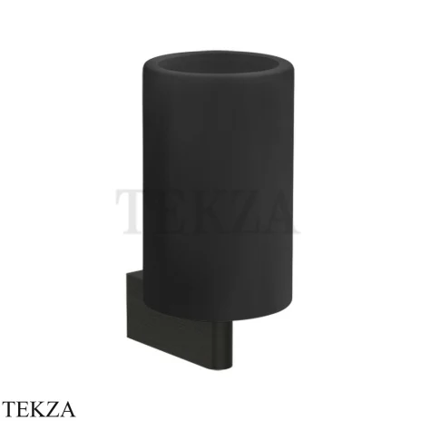 Gessi Origini Стакан настенный с держателем, черный 66408-187, Aged Bronze