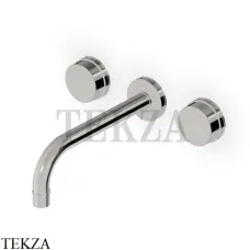 Zucchetti Savoir Смеситель для раковины, внешняя часть ZSV670.C8C8, Nickel глянец