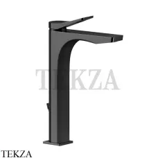 Gessi RILIEVO Смеситель для раковины высокий, с донным клапаном 59009-706, Black Metal